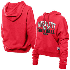 Women's Throwback Boxy Hoodie Sweatshirt - Kansas City Chiefs