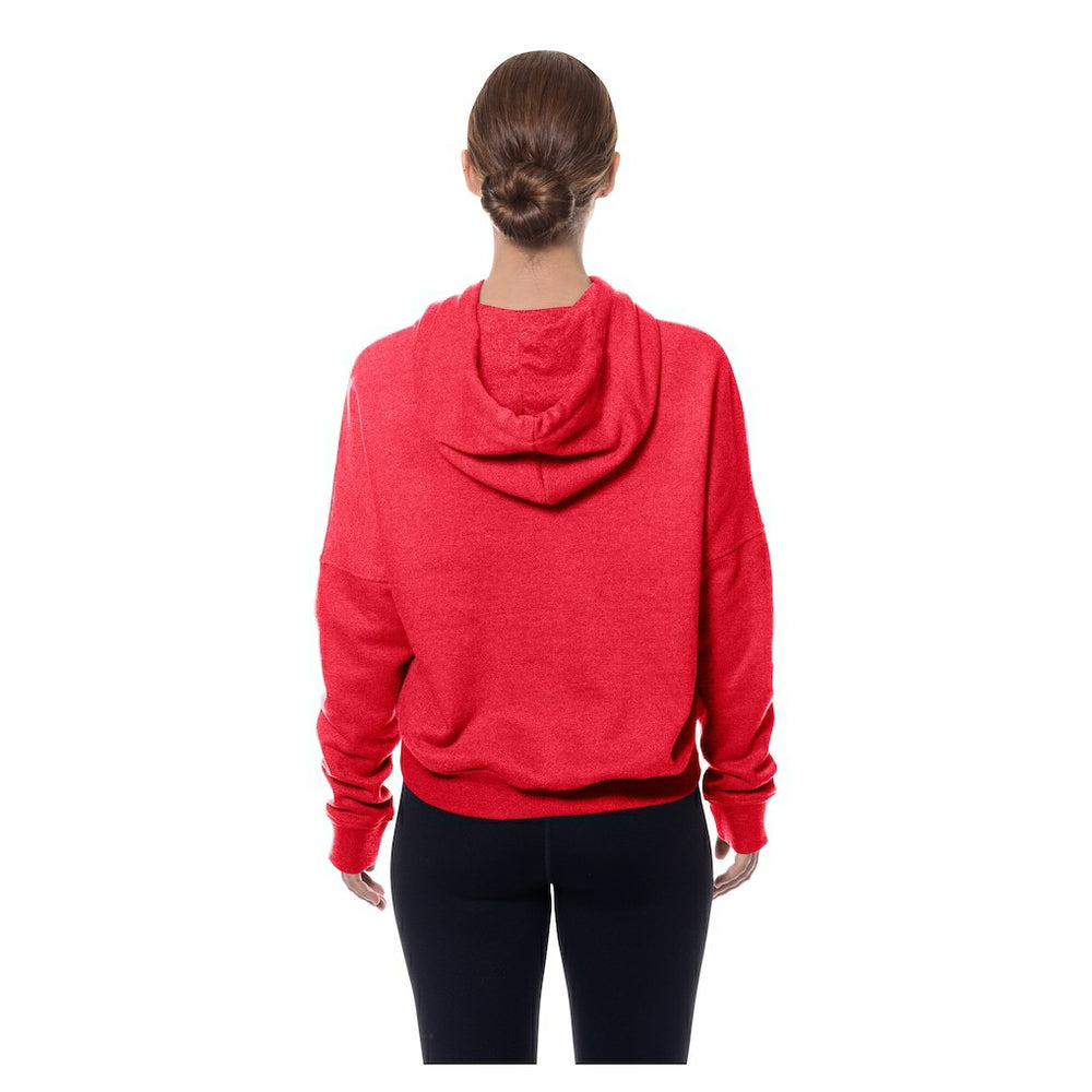Women's Throwback Boxy Hoodie Sweatshirt - Kansas City Chiefs