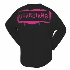 MLB Cleveland Guardians Fanatics Women's Neon Jersey Long Sleeve T-Shirt