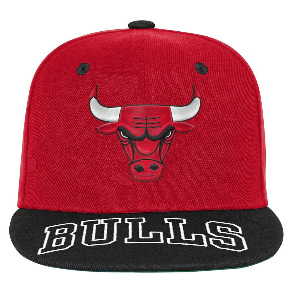 NBA Chicago Bulls Outerstuff Youth Two-Tone Snapback Hat