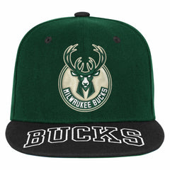 NBA Milwaukee Bucks Outerstuff Youth Two-Tone Snapback Hat