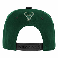 NBA Milwaukee Bucks Outerstuff Youth Two-Tone Snapback Hat