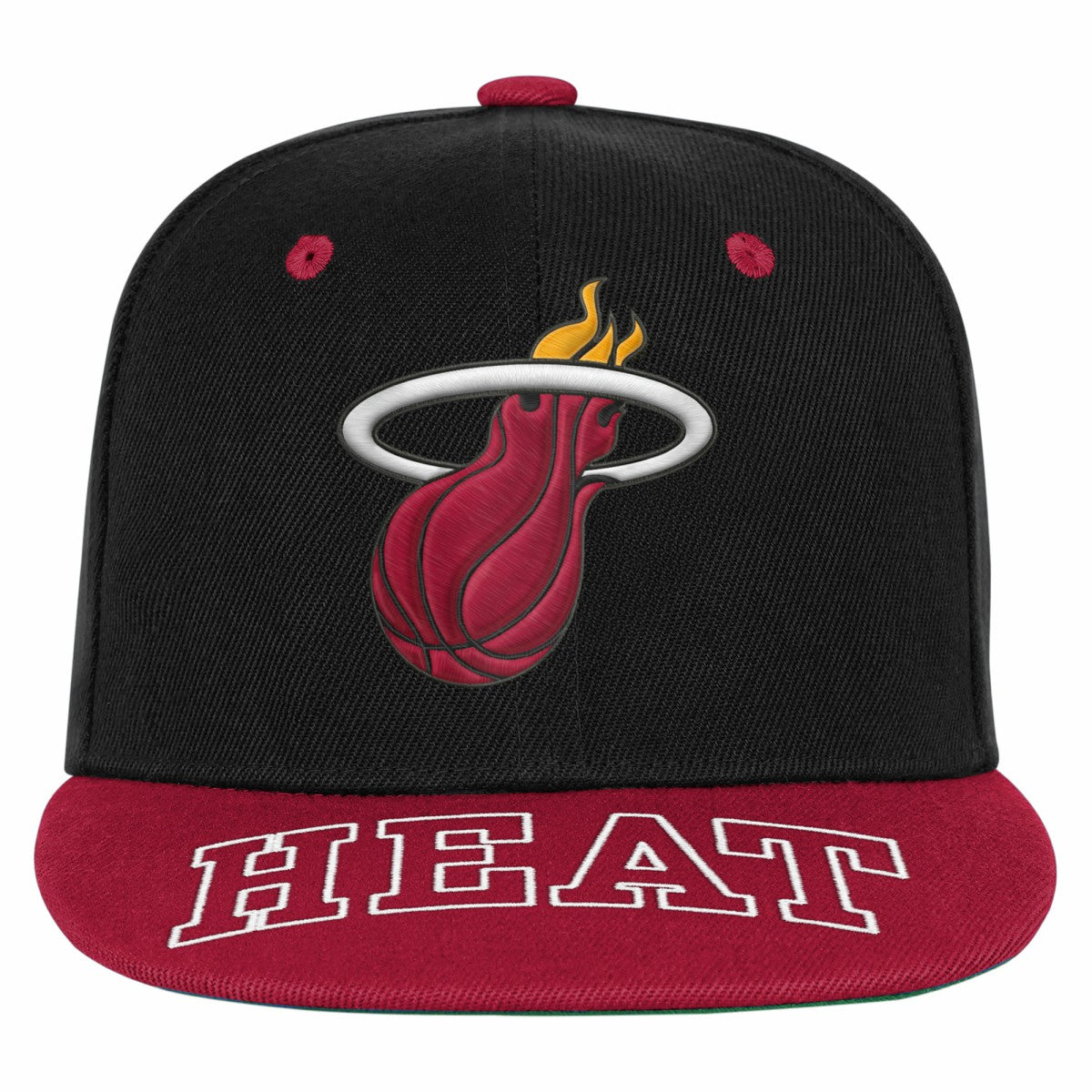 NBA Miami Heat Outerstuff Youth Two-Tone Snapback Hat