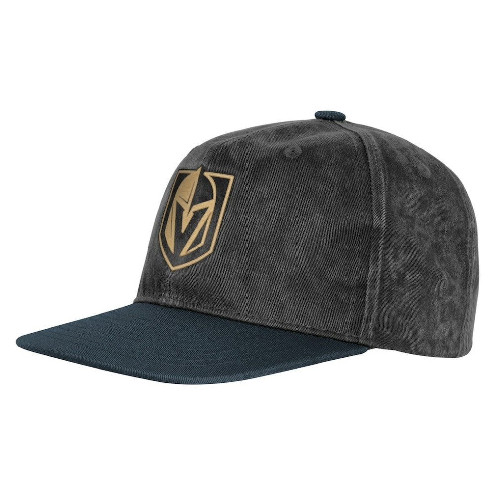 NHL Silver/Black Vegas Golden Knights Outerstuff Youth True Retro Deadstock Adjustable Hat