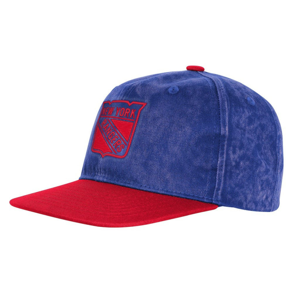 NHL Royal/Red New York Rangers Outerstuff Youth True Retro Deadstock Adjustable Hat