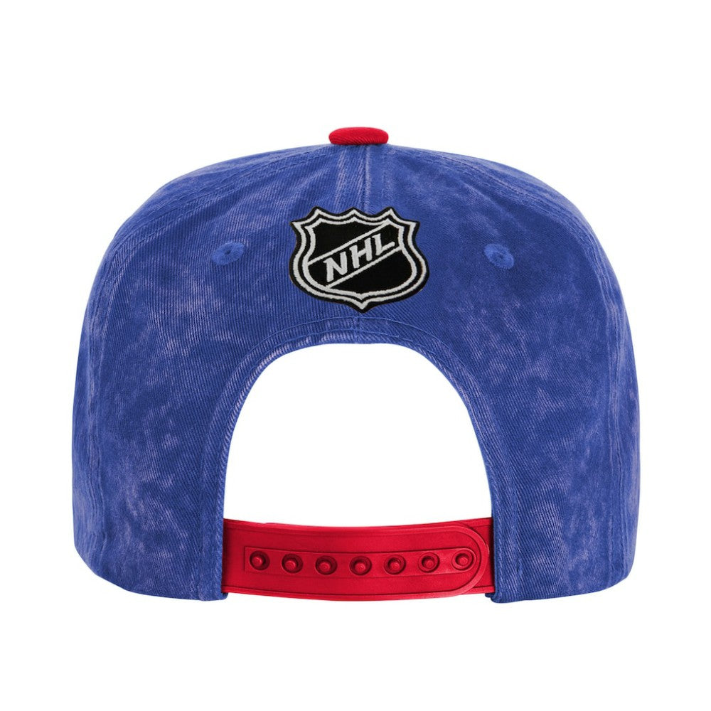 NHL Royal/Red New York Rangers Outerstuff Youth True Retro Deadstock Adjustable Hat