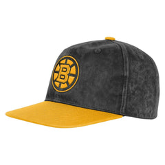 NHL Black/Gold Boston Bruins Outerstuff Youth True Retro Deadstock Adjustable Hat