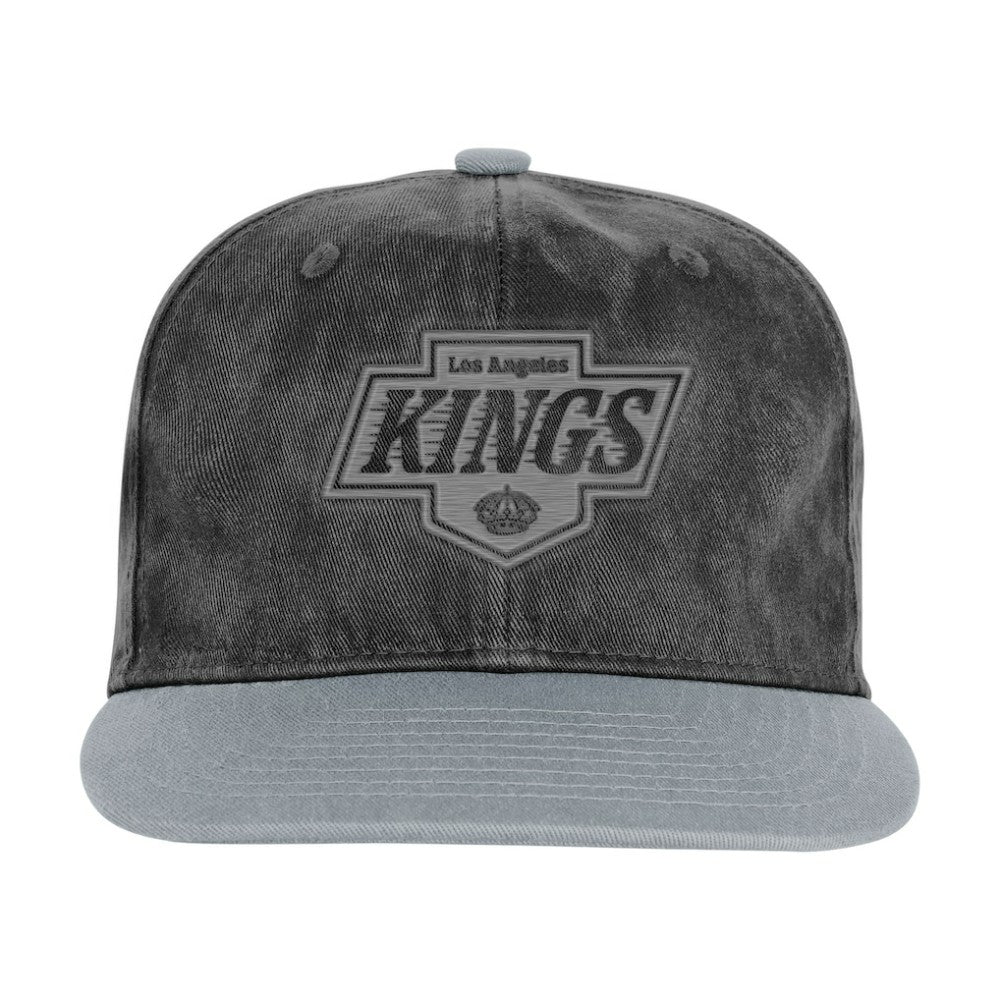 NHL Black/Silver Los Angeles Kings Outerstuff Youth True Retro Deadstock Adjustable Hat