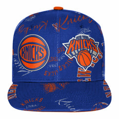 NBA New York Knicks Outerstuff Youth Street Hooper Allover Print Snapback Hat