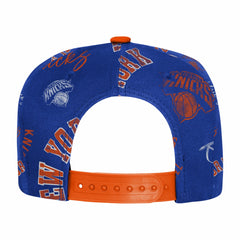 NBA New York Knicks Outerstuff Youth Street Hooper Allover Print Snapback Hat