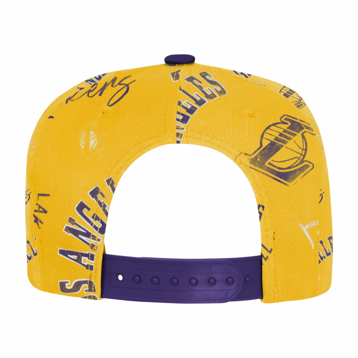 NBA Los Angeles Lakers Outerstuff Youth Street Hooper Allover Print Snapback Hat