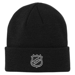 NHL Black Pittsburgh Penguins Outerstuff Youth 2.0 Essential Cuffed Knit Hat