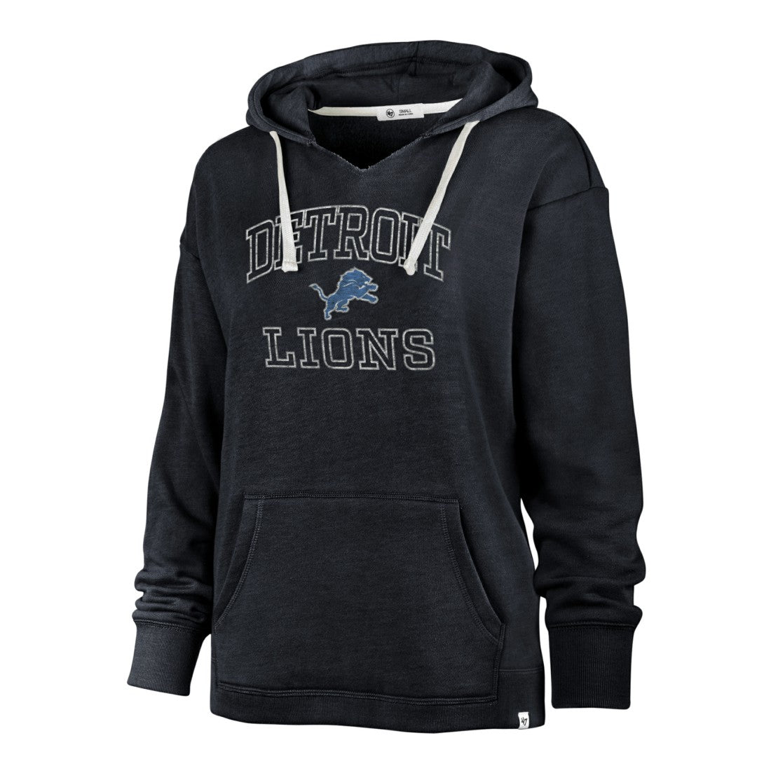 '47 Women's Plus Size Clarity Kennedy Pullover Hoodie - Detroit Lions