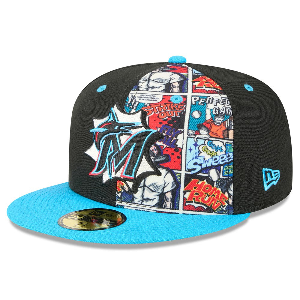MLB Miami Marlins New Era 2025 MLB Diamond Hero Edition 59FIFTY Fitted Hat