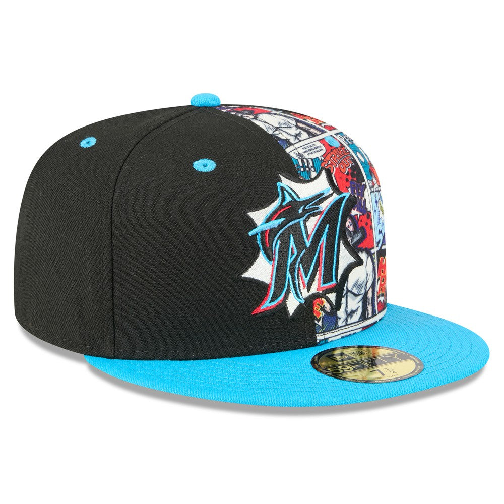 MLB Miami Marlins New Era 2025 MLB Diamond Hero Edition 59FIFTY Fitted Hat