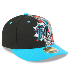 MLB Miami Marlins New Era 2025 MLB Diamond Hero Edition Low Profile 59FIFTY Fitted Hat