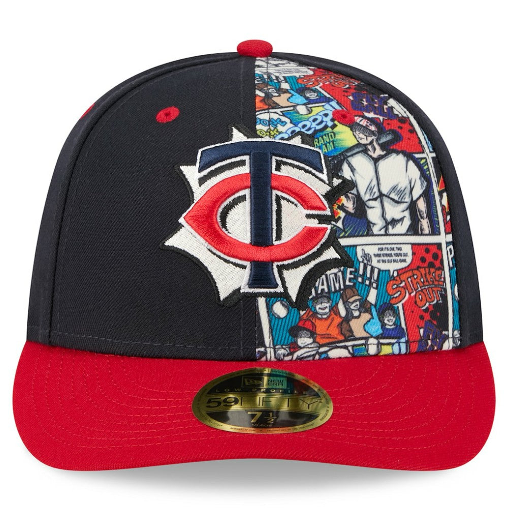 MLB Minnesota Twins New Era 2025 MLB Diamond Hero Edition Low Profile 59FIFTY Fitted Hat