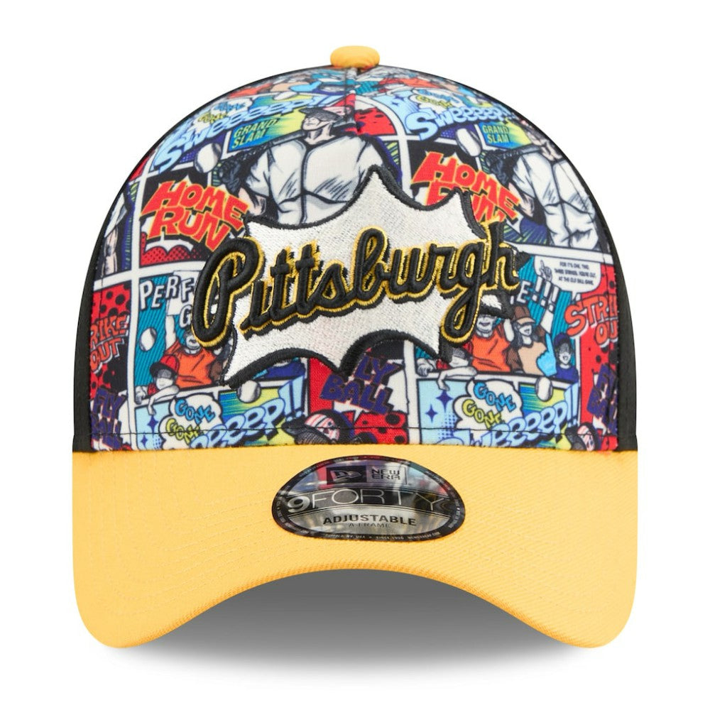 MLB Pittsburgh Pirates New Era Youth 2025 MLB Diamond Hero Edition A-Frame 9FORTY Adjustable Hat