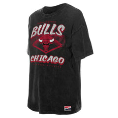 NBA Chicago Bulls Women's Throwback Mineral Wash Oversized T-Shirt sale