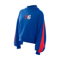 NBA Philadelphia 76ers Women's Sport Night Balloon Sleeves Sweatshirt sale