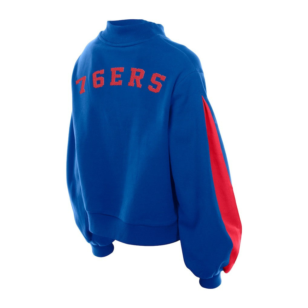 NBA Philadelphia 76ers Women's Sport Night Balloon Sleeves Sweatshirt sale