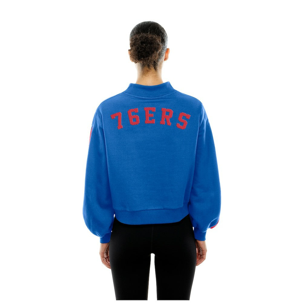 NBA Philadelphia 76ers Women's Sport Night Balloon Sleeves Sweatshirt sale