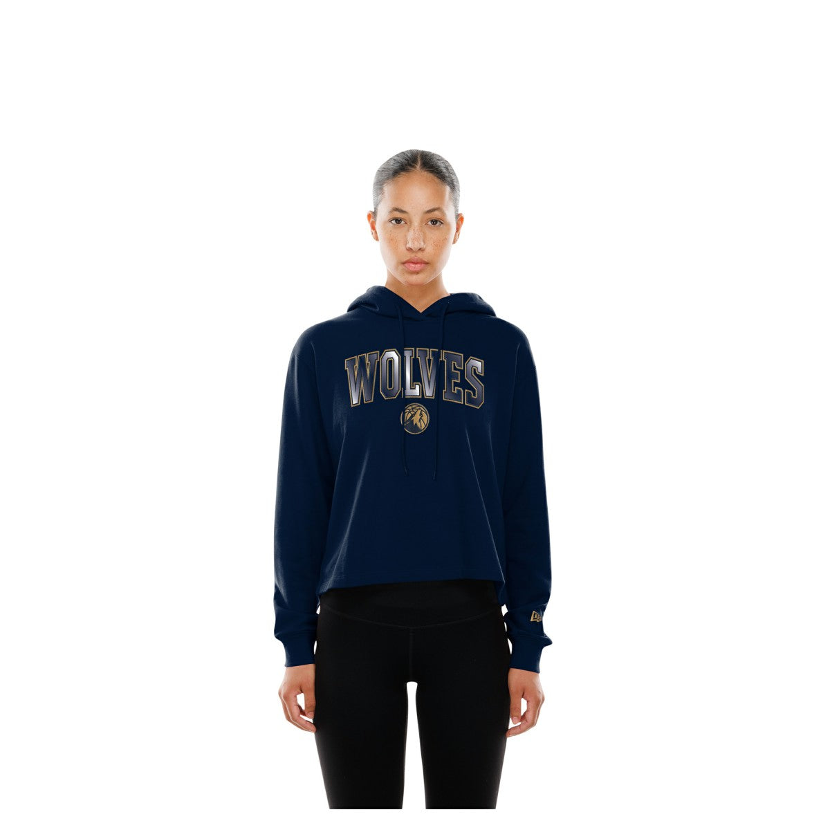 NBA Minnesota Timberwolves Women's Glam Game Open Back Hoodie