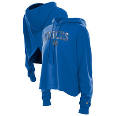 NBA New York Knicks Women's Glam Game Open Back Hoodie