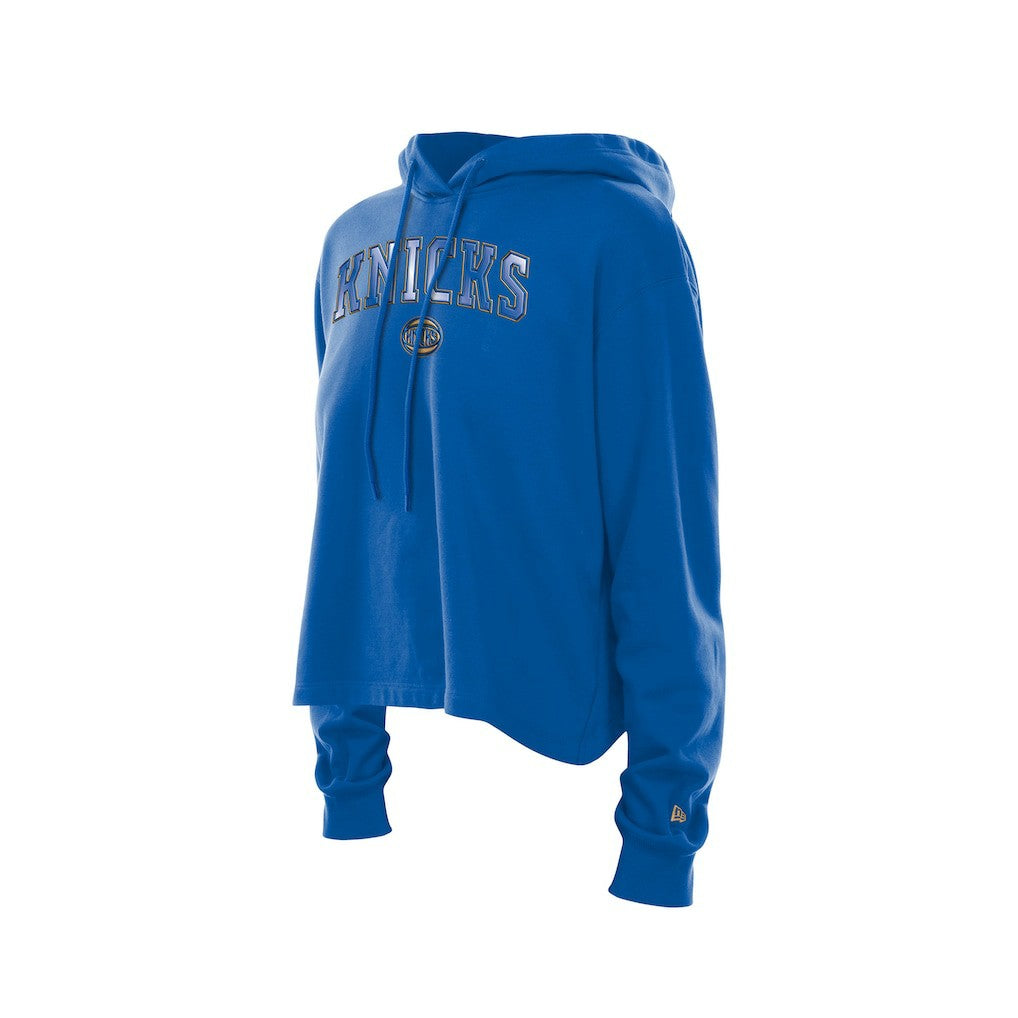 NBA New York Knicks Women's Glam Game Open Back Hoodie
