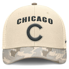 MLB Chicago Cubs Nike Camo Natural Pack Rise Adjustable Trucker Hat