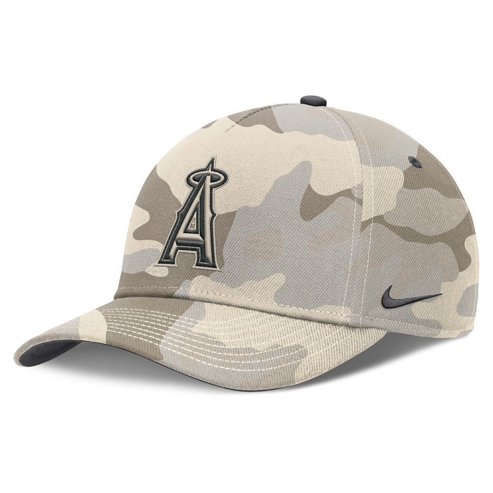 MLB Los Angeles Angels Nike Camo Pack Rise Adjustable Hat