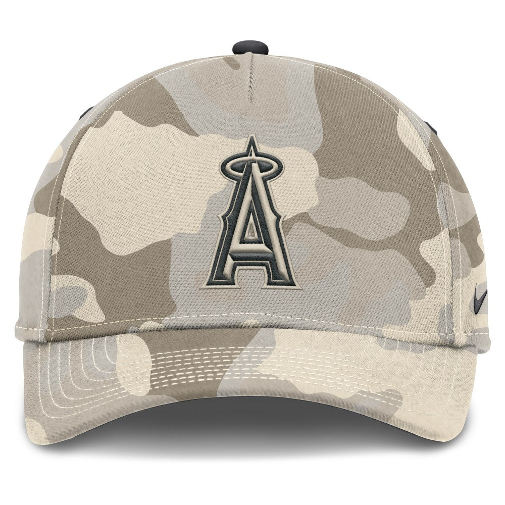 MLB Los Angeles Angels Nike Camo Pack Rise Adjustable Hat