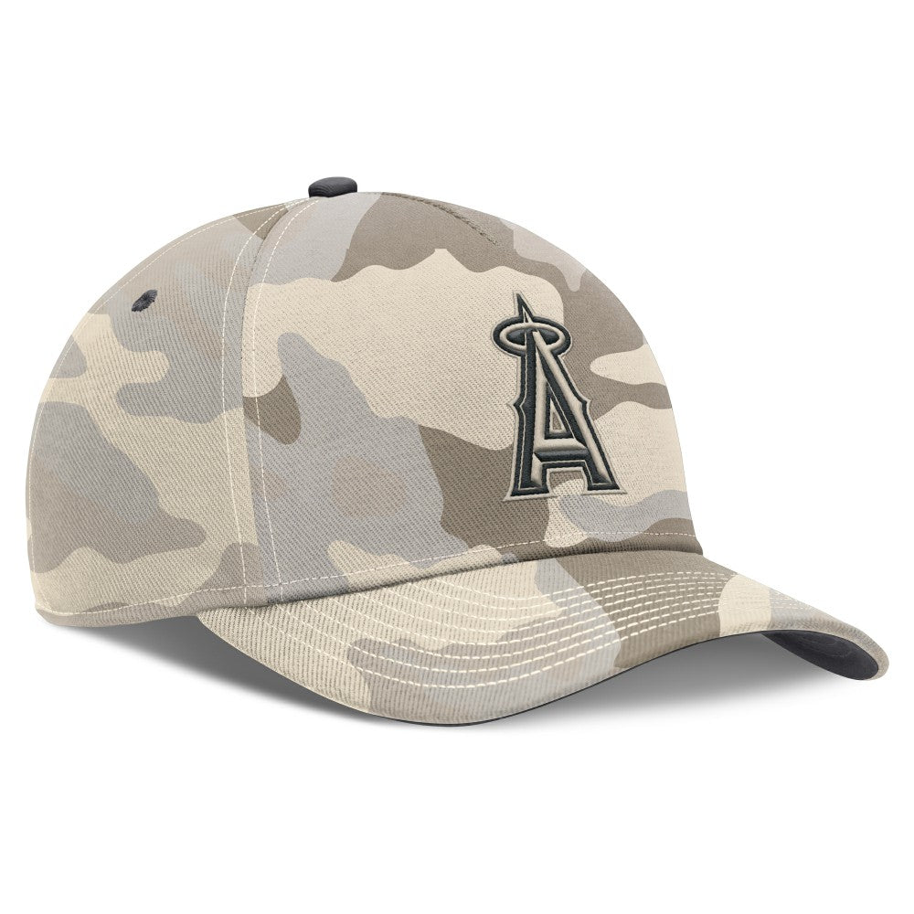 MLB Los Angeles Angels Nike Camo Pack Rise Adjustable Hat