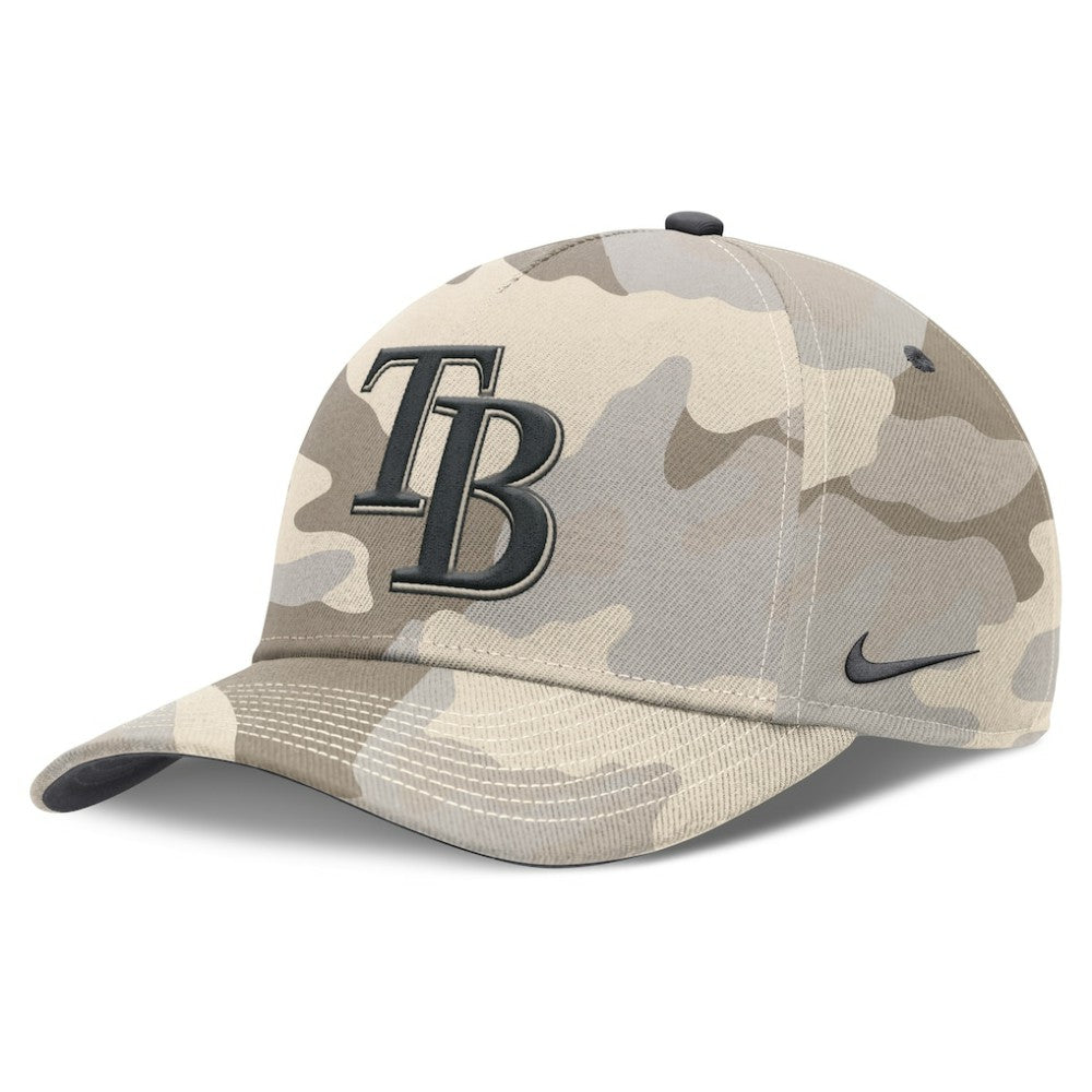 MLB Tampa Bay Rays Nike Camo Pack Rise Adjustable Hat