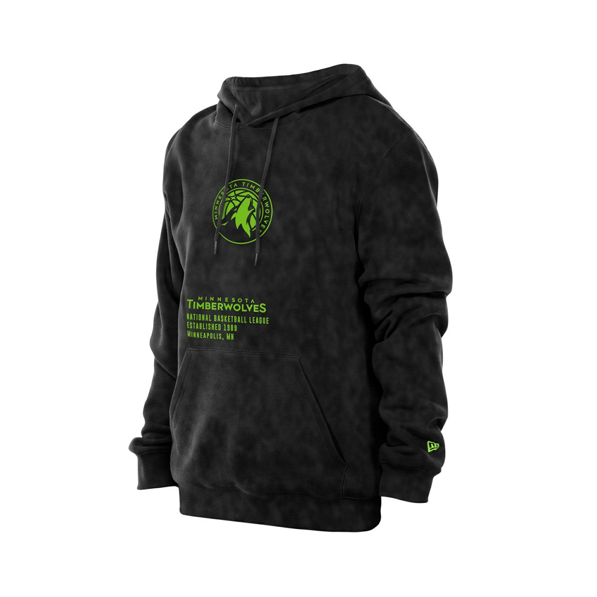 NBA Minnesota Timberwolves Sport Night Mineral Wash Pullover Hoodie