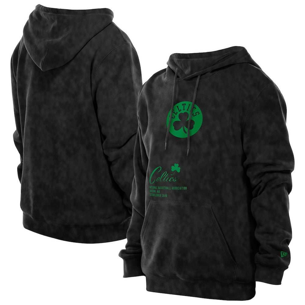 NBA Boston Celtics Sport Night Mineral Wash Pullover Hoodie