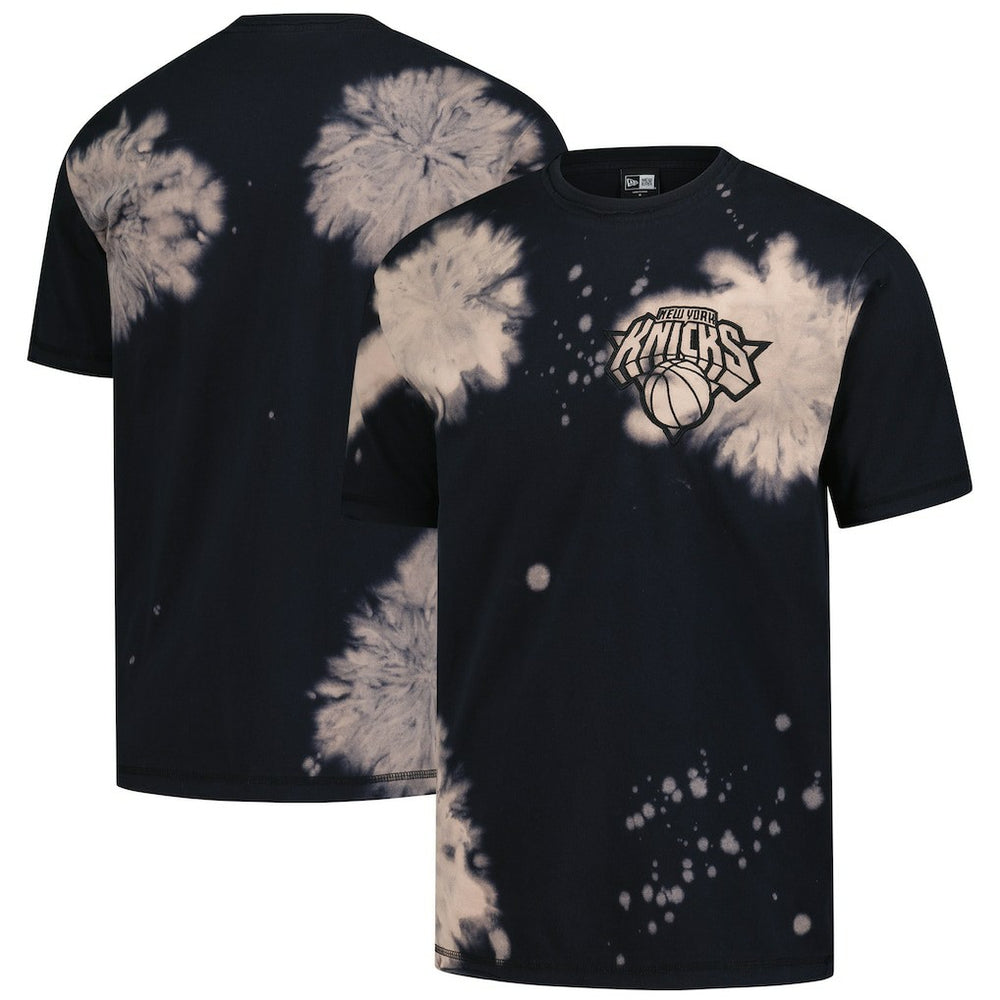 NBA New York Knicks Injection Bleached Out Raw Edge Oversized T-Shirt