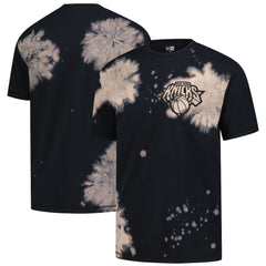 NBA New York Knicks Injection Bleached Out Raw Edge Oversized T-Shirt