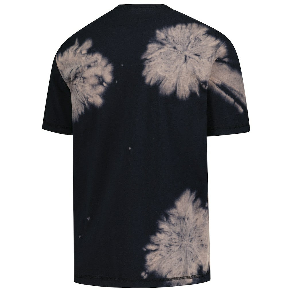 NBA New York Knicks Injection Bleached Out Raw Edge Oversized T-Shirt