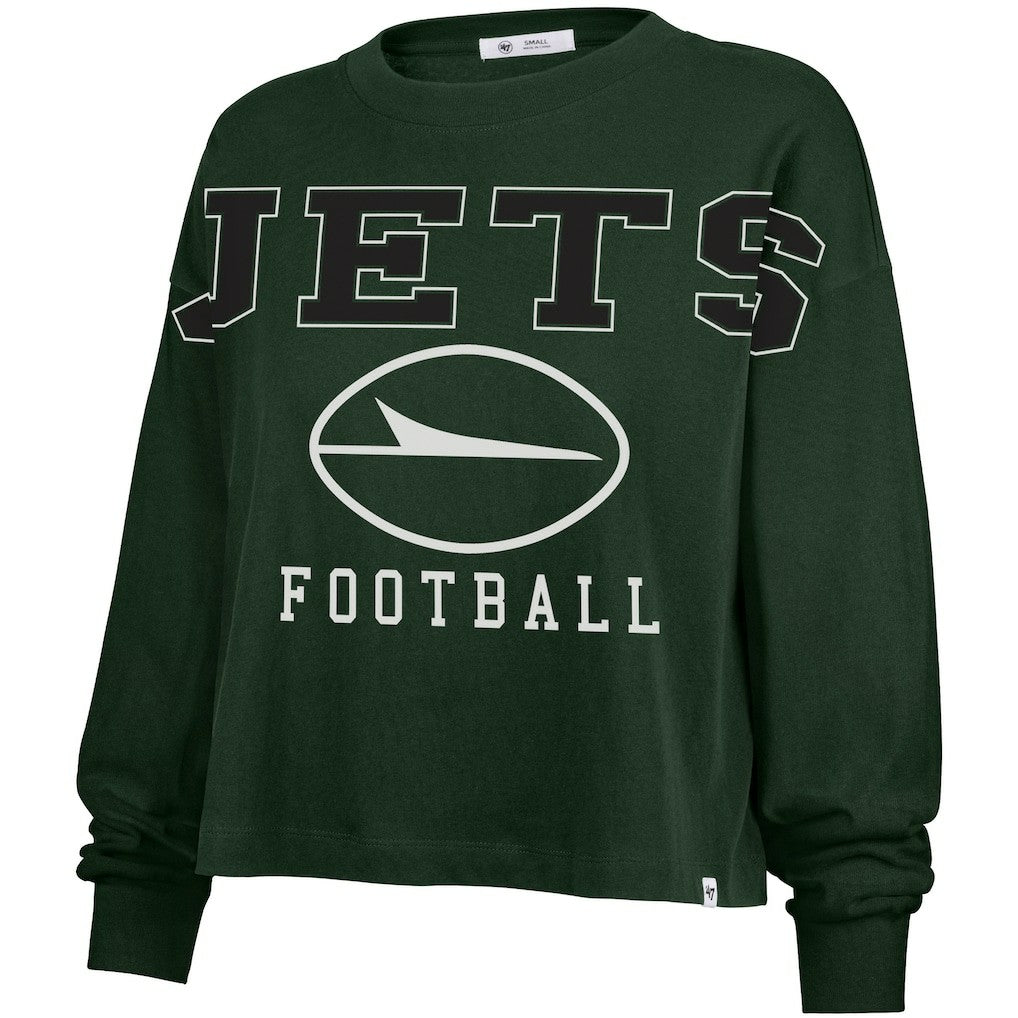 '47 Women's Outreach City Oversized Long Sleeve T-Shirt - New York Jets