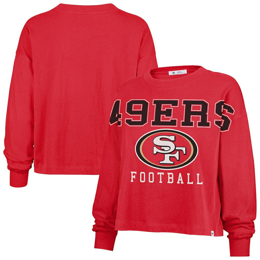'47 Women's Outreach City Oversized Long Sleeve T-Shirt - San Francisco 49ers
