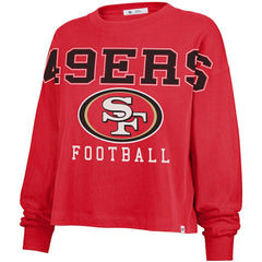 '47 Women's Outreach City Oversized Long Sleeve T-Shirt - San Francisco 49ers