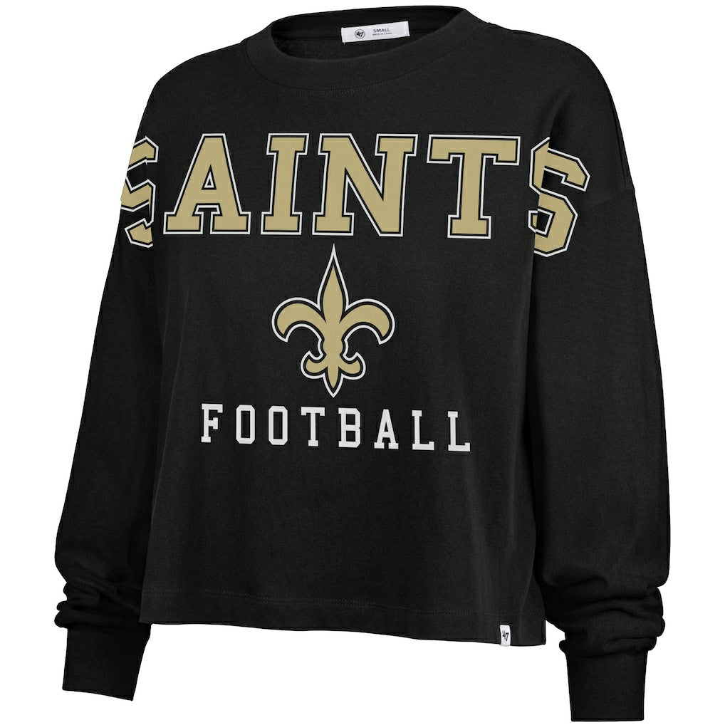 '47 Women's Outreach City Oversized Long Sleeve T-Shirt - New Orleans Saints