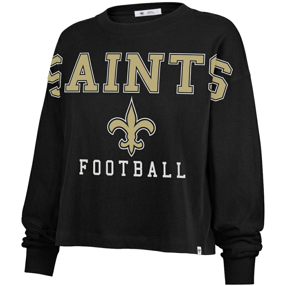 '47 Women's Outreach City Oversized Long Sleeve T-Shirt - New Orleans Saints