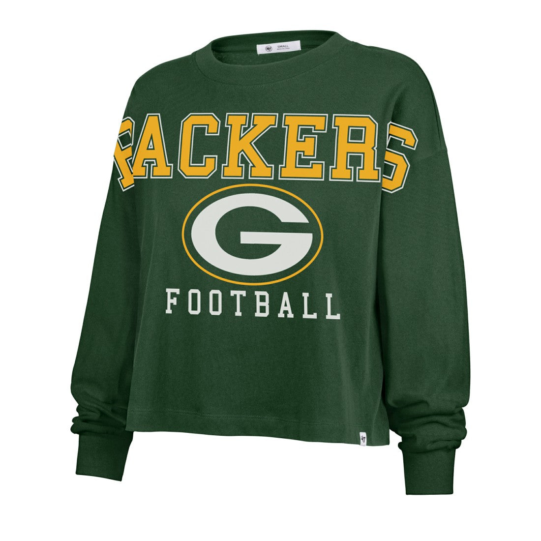 '47 Women's Outreach City Oversized Long Sleeve T-Shirt - Green Bay Packers