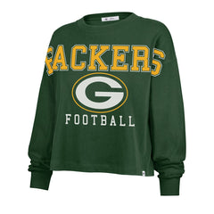 '47 Women's Outreach City Oversized Long Sleeve T-Shirt - Green Bay Packers