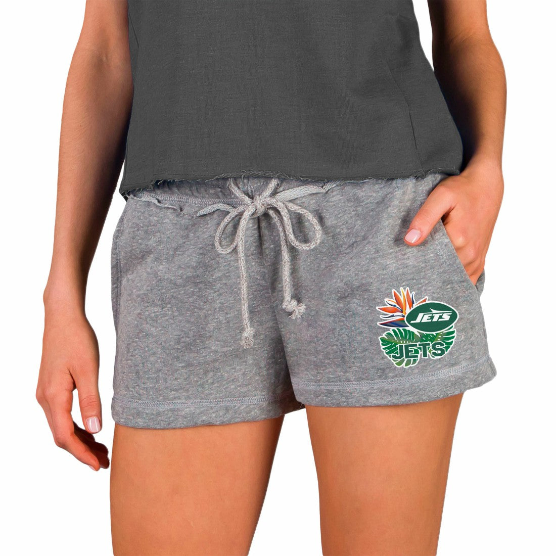 Concepts Sport Women's Mainstream Terry Shorts - New York Jets