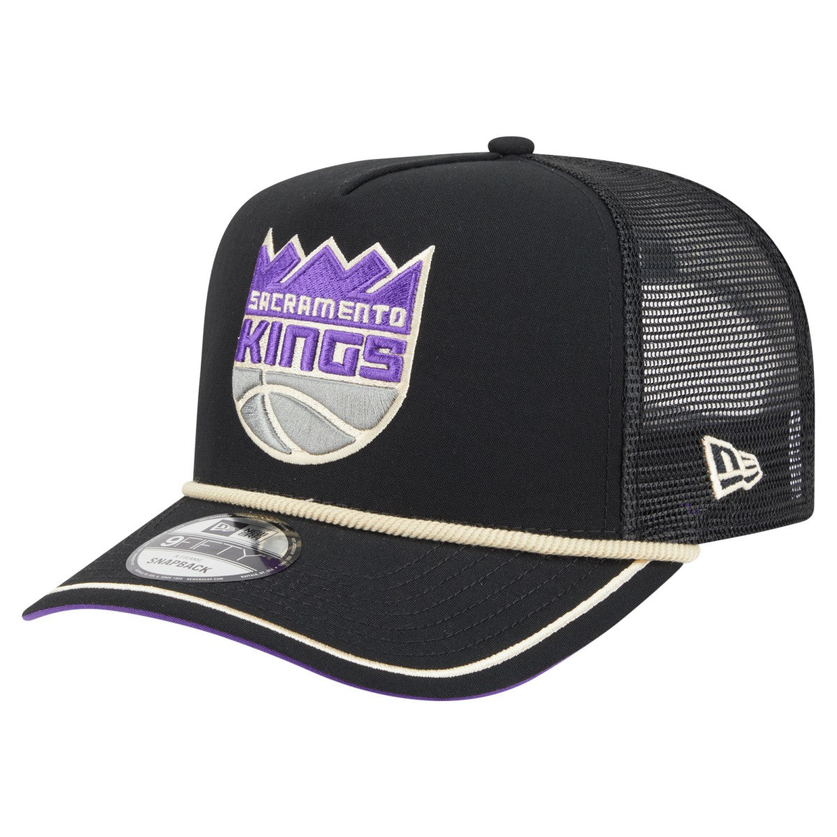 NBA Sacramento Kings Vintage Team Rope A-Frame 9FIFTY Snapback Hat
