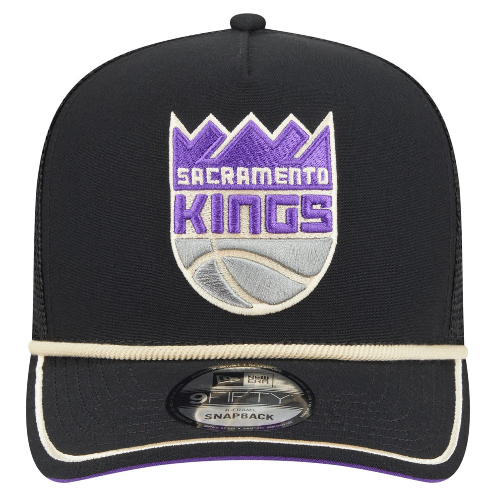NBA Sacramento Kings Vintage Team Rope A-Frame 9FIFTY Snapback Hat