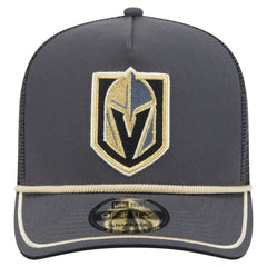 NHL Gray Vegas Golden Knights New Era Vintage Team Rope A-Frame 9FIFTY Snapback Hat